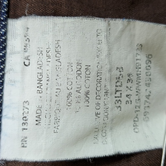 TWENTY XTREME Style 33 Extreme Relaxed Fit Factory Faded Blue Jeans Size 34x36 - Picture 13 of 17